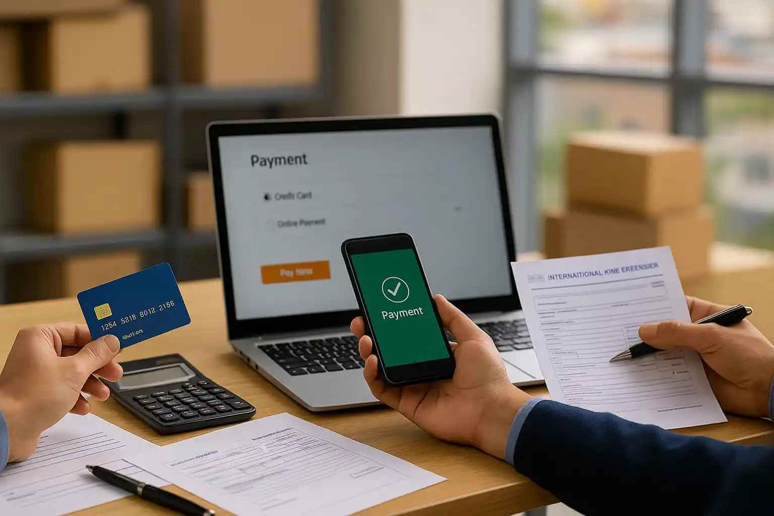 Opciones de métodos de pago en línea