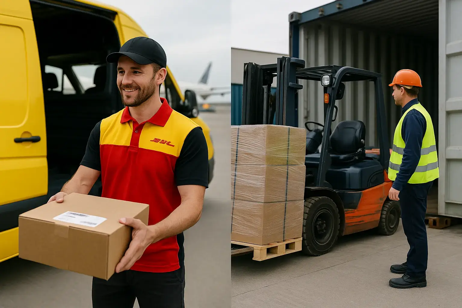 Ejemplos de conveniencia courier vs marítimo