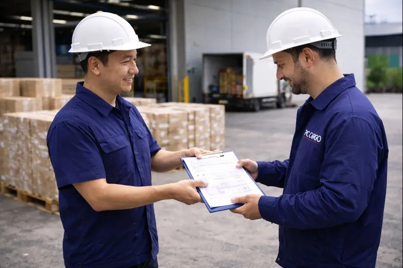 Coordinación logística y validación con proveedor en China