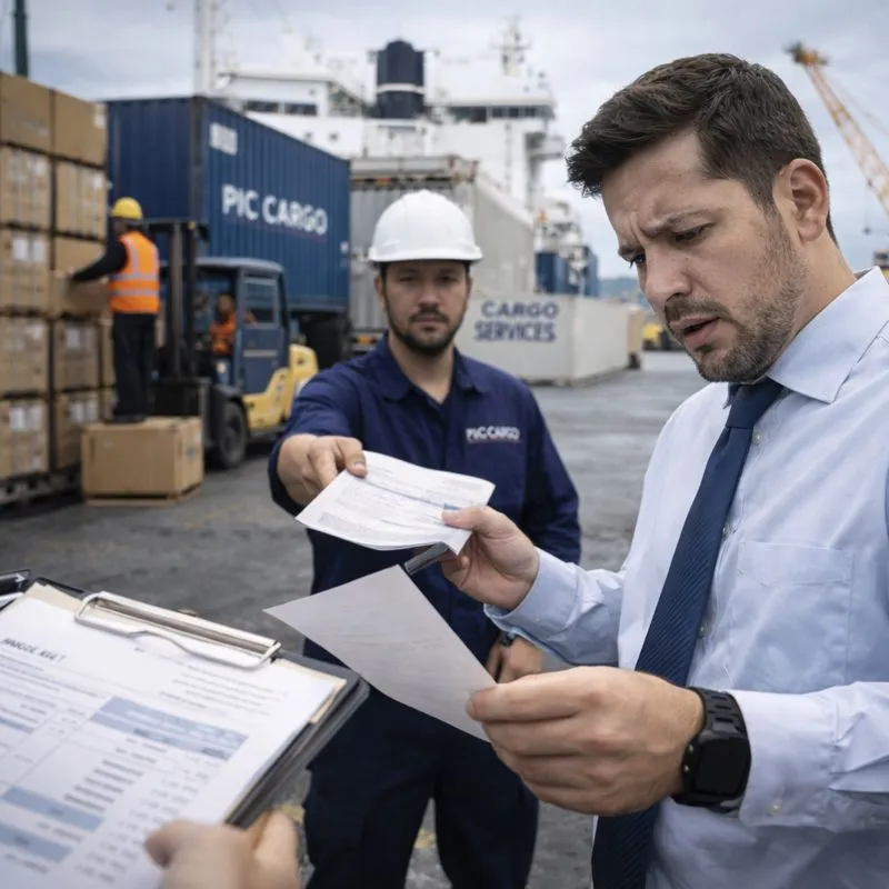 CIF sin control de naviera o almacén