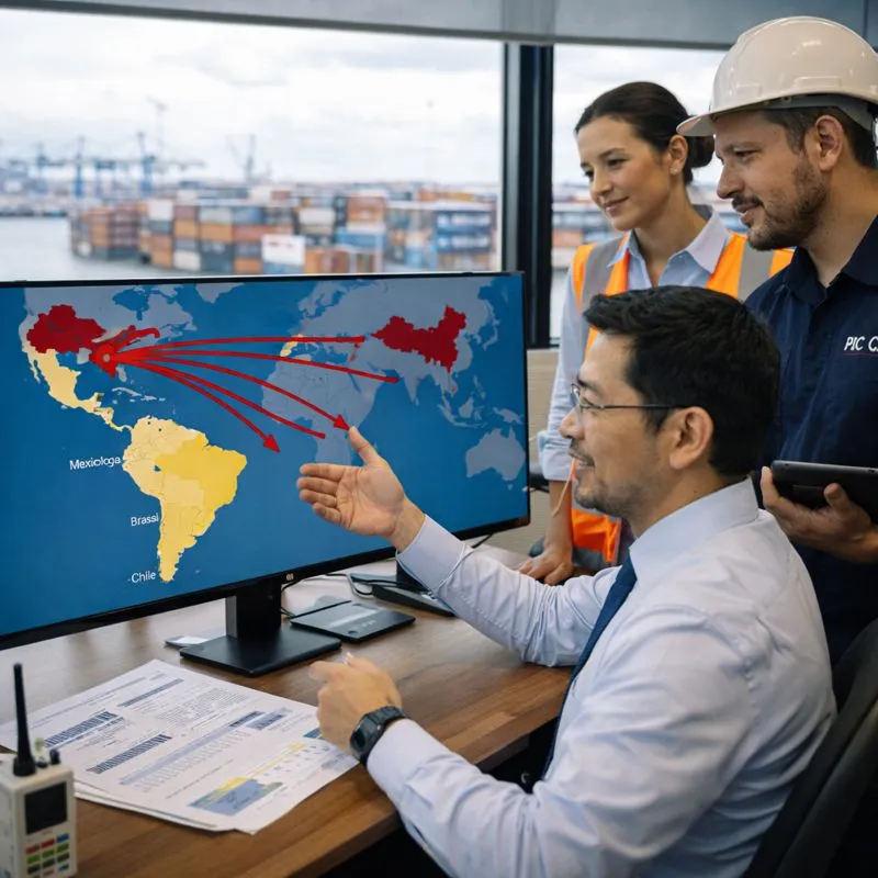 Consolidación en China y salida a múltiples destinos en Latinoamérica